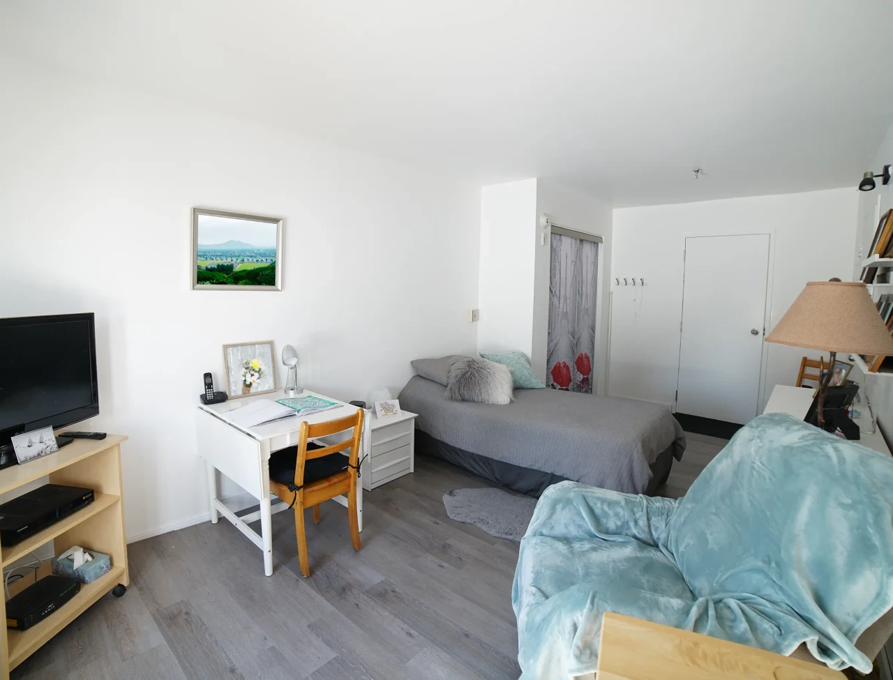 L’aménagement d’une chambre de la Résidence Sainte-Famille